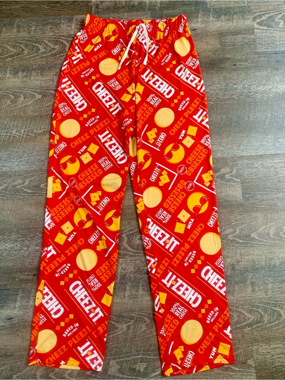 Cheez-It Pajama Pants - Licensed Snack Print